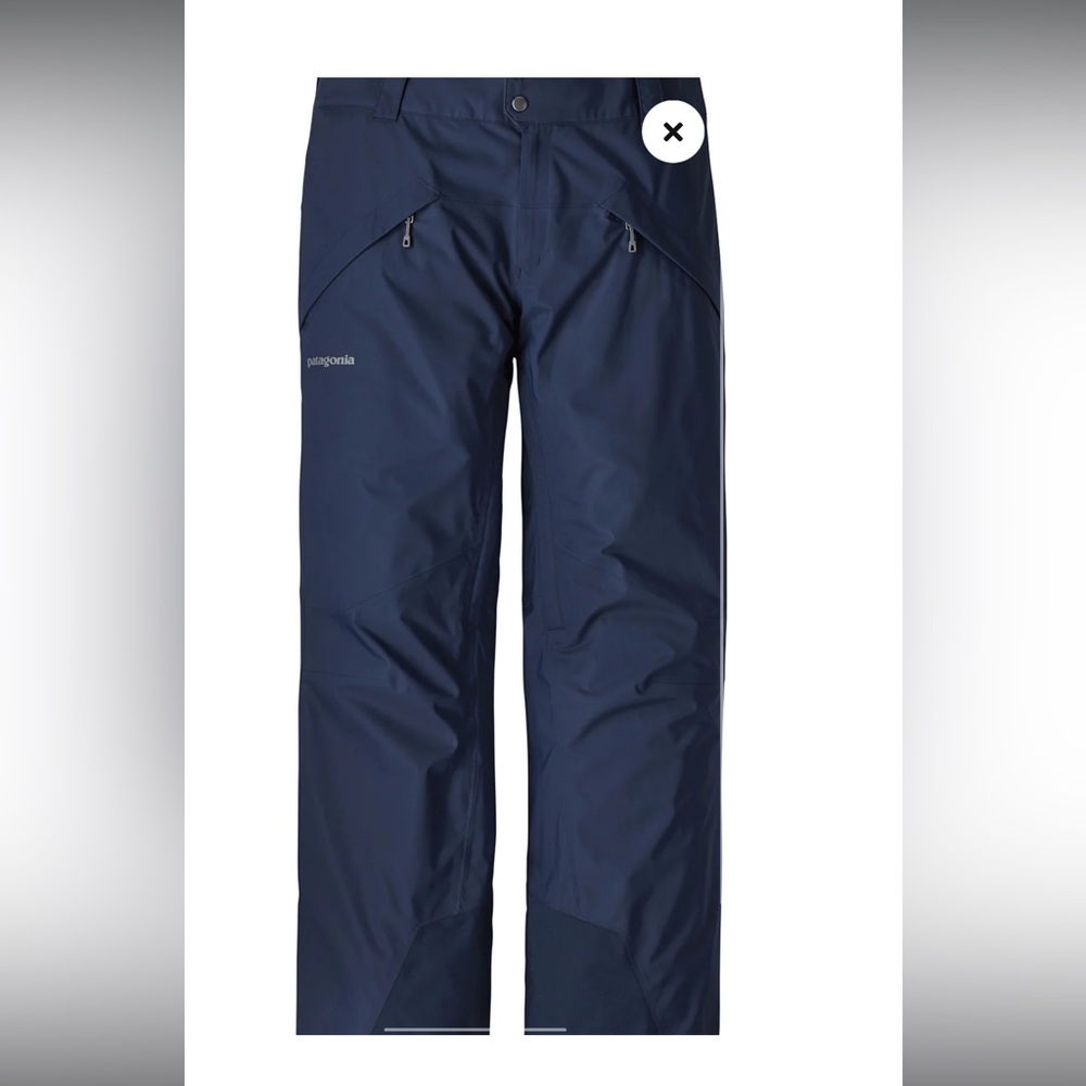 Men’s Patagonia navy SnowShot snowboarding pants